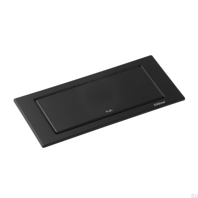 Doble toma Backflip con USB-C Negro Mate