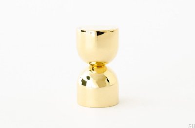 Kokeshi 1832 Pomo para mueble latón pulido sin lacar