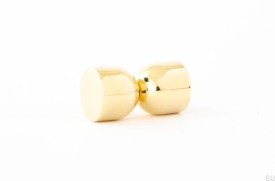 Kokeshi 1832 Pomo para mueble latón pulido sin lacar