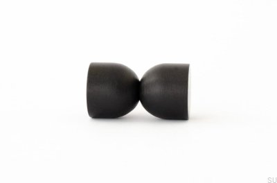 Kokeshi 1832 Pomo para muebles de aluminio negro