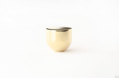 Pomo para mueble Kokeshi 1816, latón pulido, sin barnizar