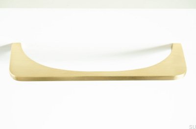 Bridge 128 tirador oblongo para mueble Latón Cepillado Sin pintar