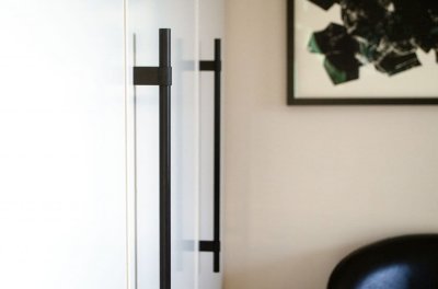 Tirador para mueble largo Line Big 342 Aluminio negro