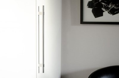 Tirador para mueble longitudinal Line Big 342 Acero inoxidable pulido