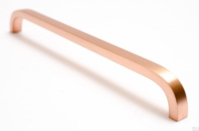 Tirador para mueble delgado Slim 224 Cobre cepillado sin pintar