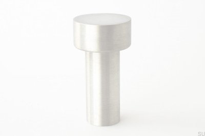 Colgador de pared de aluminio cepillado Dot 74