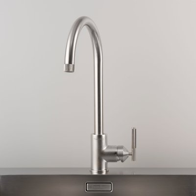 Grifo de cocina mezclador lineal de acero