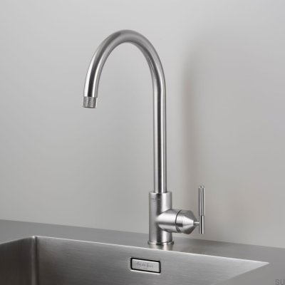 Grifo de cocina mezclador lineal de acero
