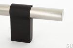HA63AS/RB--Uchwyt-meblowy-podłużny-Line-Big-Mix-224-Stalowy-Szczotkowany-z-Czarnym-Aluminium-BB-Sweden-Skandynawskie-Uchwyty_1