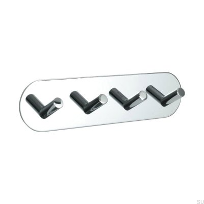 Colgador de pared Base 100-4 Cromo pulido