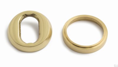Anillo cilíndrico universal de latón pulido, estándar escandinavo