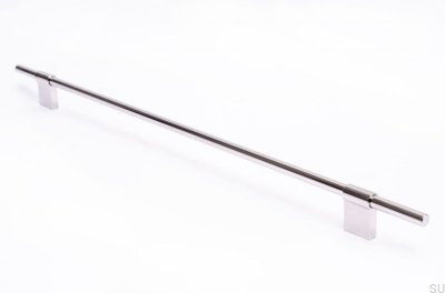 Tirador para mueble Line 342, Plata, Acero, Pulido