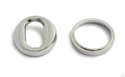 Anillo cilíndrico universal cromado pulido estándar escandinavo