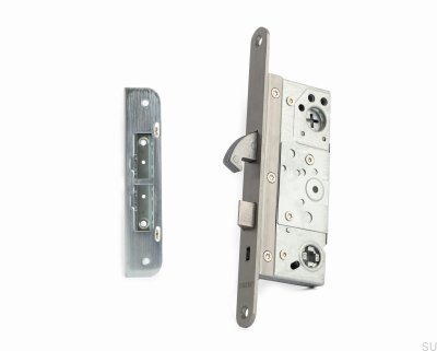 Caja de cerradura con cerrojo 69192/69008 Cromo Mate Estándar Escandinavo