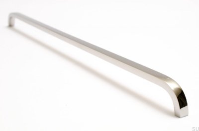 Tirador para mueble Slim 432 Plata, Acero, Pulido