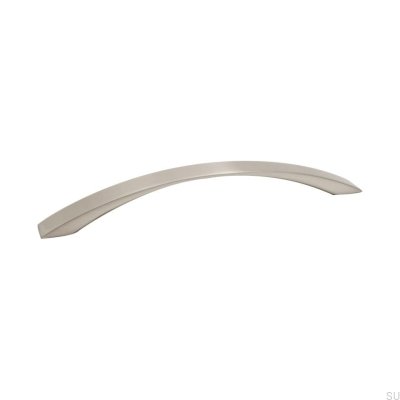 Tirador para mueble alargado Blues 160 Plata cepillado (aspecto inox)