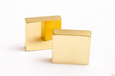 Tirador para mueble Clean Cut 22 Latón Cepillado Sin pintar