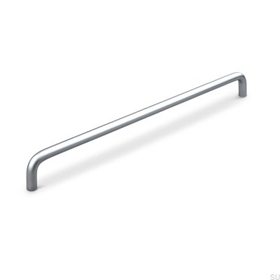 Tirador para mueble longitudinal Barga 320 plata
