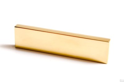 Tirador para mueble Clean Cut 64 Oro Latón Pulido Sin pintar