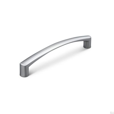 Tirador para mueble alargado Celano 128 Plata cepillado