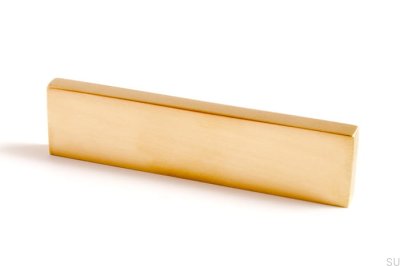 Tirador para mueble Clean Cut 64 Dorado Latón Cepillado Sin pintar