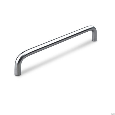 Tirador para mueble longitudinal Latina 192, acero cepillado