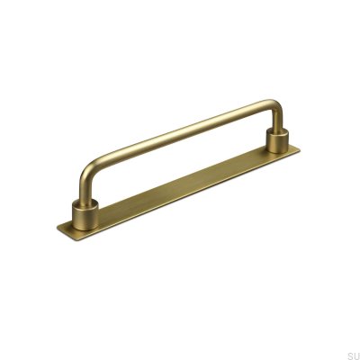 Tirador para mueble rectangular Limone 160 Brushed Gold