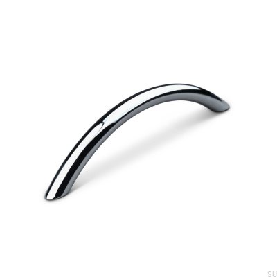 Tirador para mueble alargado Marseille 128, cromo pulido