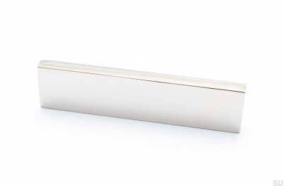 Tirador para mueble Clean Cut 64 Acero pulido plateado