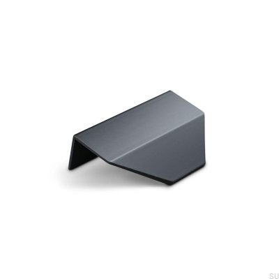 Tirador para mueble Modena 60 edge, metal, negro mate