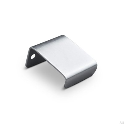 Tirador para mueble Moie 30 edge, plata cepillada