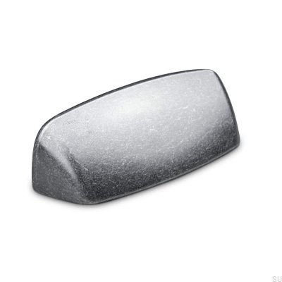 Tirador para mueble Shell Pescara 64 Estaño Antiguo