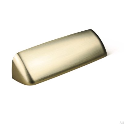 Tirador para mueble concha Pescara 96 Oro cepillado