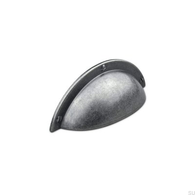 Tirador para mueble antiguo con carcasa de hojalata Prato 64