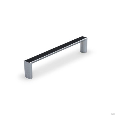 Tirador para mueble alargado Sala128, cromo pulido