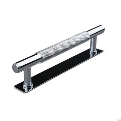 Tirador para mueble alargado Salo 128, cromo pulido