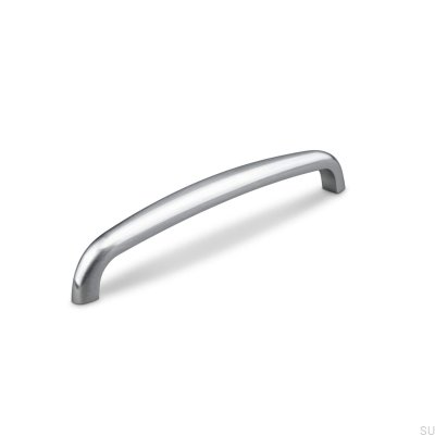 Tirador para mueble longitudinal Sens 160 plata cepillado