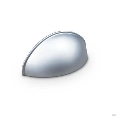 Tirador para mueble concha plateada Tolfa 64