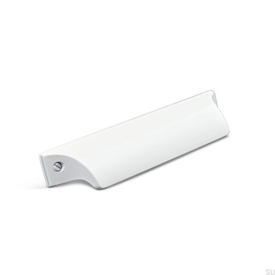 Tirador para mueble Shell Trani 96 Metal Blanco Mate