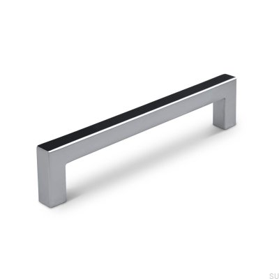 Tirador para mueble longitudinal Tripoli 128 plata