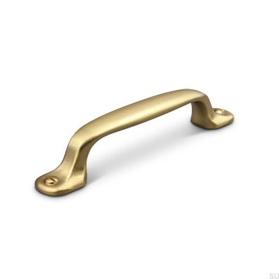 Tirador para mueble alargado Vallo 96, oro cepillado