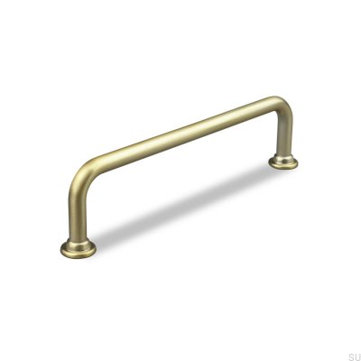 Tirador para mueble alargado Venosa 128 Oro Cepillado