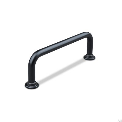 Tirador para mueble alargado Venosa 96, metal, negro mate