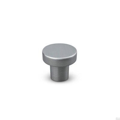 Pomo para mueble Agno 28 Plata Cepillada