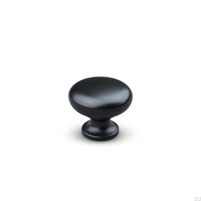 Pomo para mueble Ancona 30 de metal, negro mate