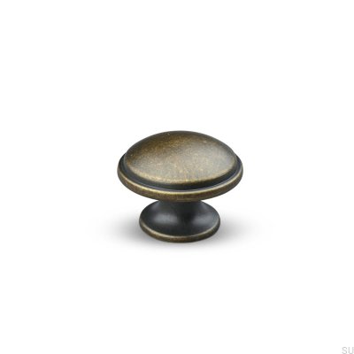 Pomo para mueble Cervia 34, metal oxidado