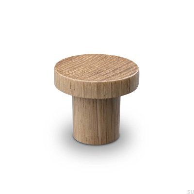 Pomo para muebles de madera de roble Dunkehalla 41