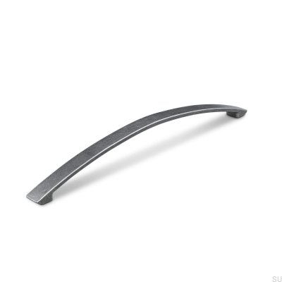 Tirador para mueble oblongo antiguo de estaño Anzio 224