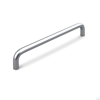 Tirador para mueble longitudinal Barga 192 plata