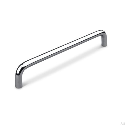 Tirador para mueble alargado Barga 192, cromo pulido